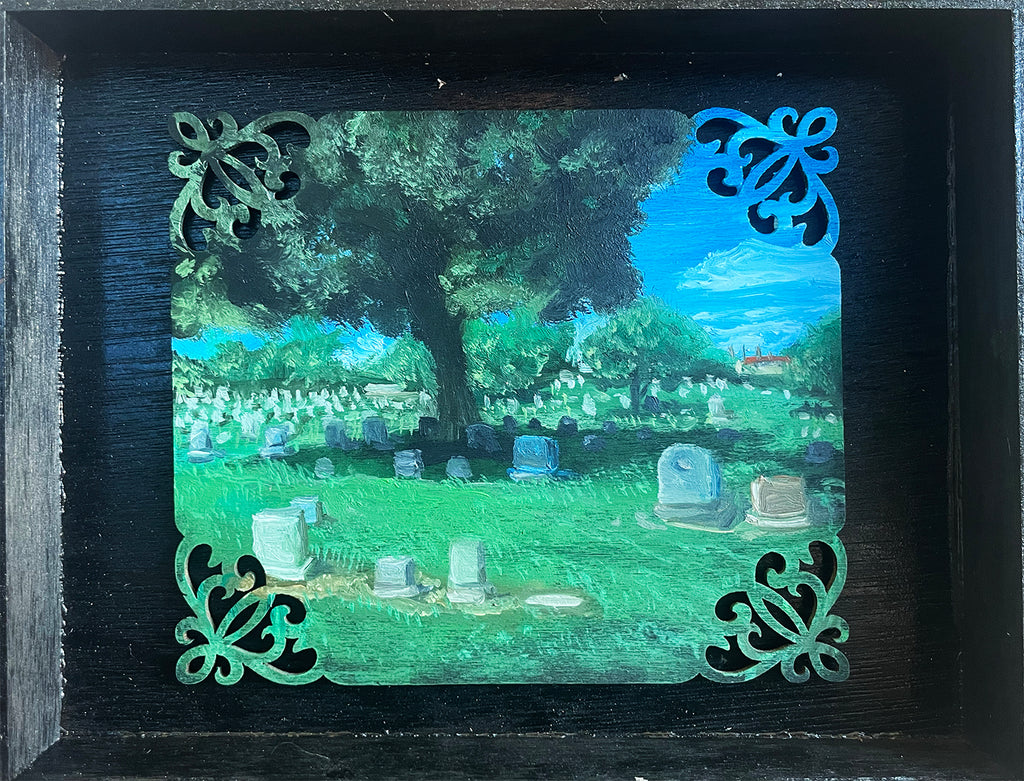 Cemetery Study (Tree Shadow)