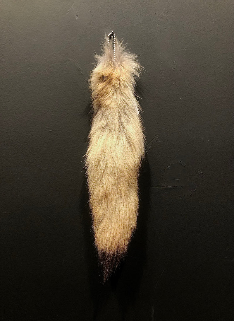 Real American Fox Tail Keychain