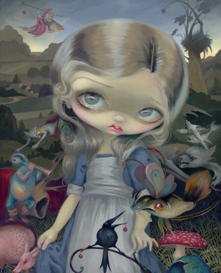 Alice in a Bosch Wonderland (canvas print)