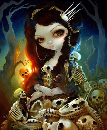 Princess of Bones (canvas print)